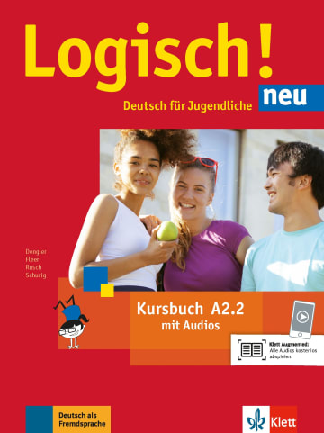 Підручник Logisch! neu A2.2 Kursbuch mit Audios zum Download